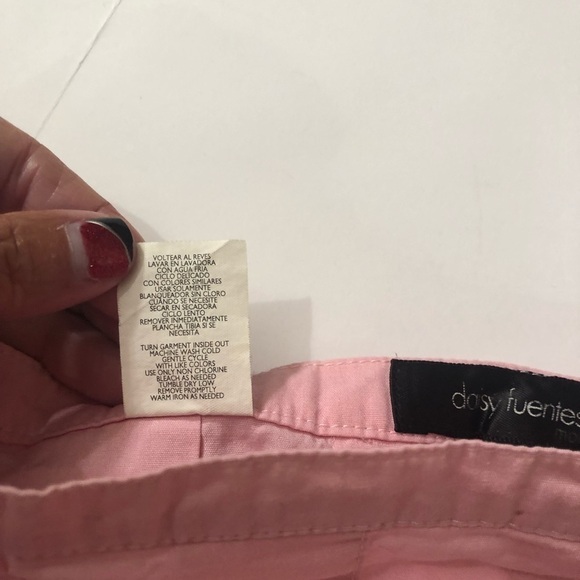 Daisy Fuentes Pink,Brown,White Ombré Skirt Sz 2 - Picture 6 of 8